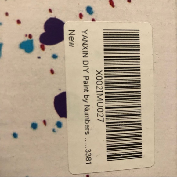 NWT Yanxin PAINT BY NUMBERS KIT Fruit, 2 Glasses & 2 Bottles of Wine  Hobby - Picture 8 of 9